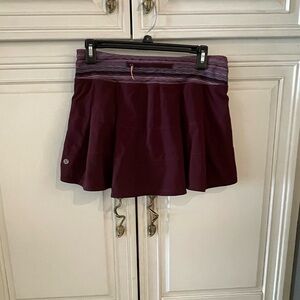 Size 6 Lululemon Athletica Purple athletic Skirt